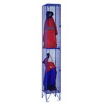 1.9m tall wire mesh locker
