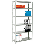 Bolted Open Access Steel Shelving with 6 Shelves