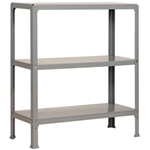 Boltless Steel Shelving with Metal Shelves 