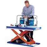 Electric scissor lift tables
