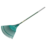 Bulldog Evergreen leaf rake with aluminium handle and plastic head