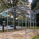 Burbank Galvanised Smoking Shelter