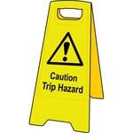 Caution Trip Hazard Floor Sign Stand