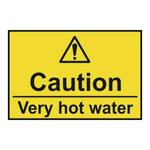 Caution Very Hot Water Sign