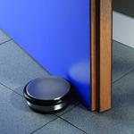 Steel & Rubber Chrome Door Stop