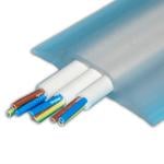 Clear Indoor Cable Cover 1 Hole 30 x 10mm