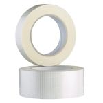 Clear Reinforced Filament Strapping Tape - Pack of 6 50m Rolls