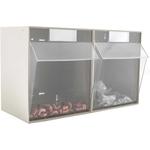 Clearbox  Tilt Bins with pull down fronts