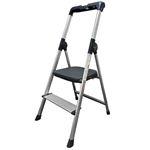 Climb-It 2-tread slim platform plus step ladder