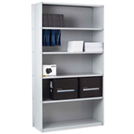 Closed Back Solo Shelving Extension Bay with 6 Shelves
