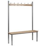 Benchura Club Round Frame Solo Cloakroom Bench Seat