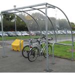 Cycle Shelter with Integrated Bike Stands