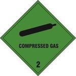Compressed Gas 2 Diamond Labels