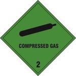 Compressed Gas 2 Diamond Labels