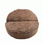Concrete ballast for freestanding litter bins