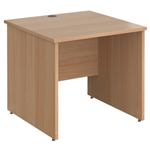 Contract 25 panel-end desk in Beech - 725 x 800 x 800mm