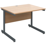 Contract 25 Cantilever Desks Ergonomic & Straight Design