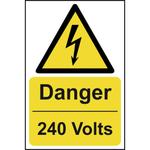 Danger 240 Volts Sign