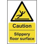 Caution Slippery Surface Sign