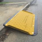 Anti slip kerb ramp, wheel chair ramp