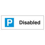 Disabled Parking Sign - 200 x 600mm
