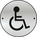 Aluminium Disabled Toilet Door Disc