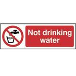 Not Drinking Water Sign