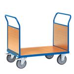 Fetra Double Ended Beech Veneer Platform Trolleys