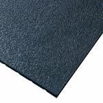 Reversible rubber matting with ridges for liquid drainage