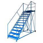 Easy Slope 45° Safety Steps 1000mm Wide 3 to 12 Metal Treads