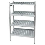 Eko Fit Aluminium Shelving Starter Bays With 4 Shelves