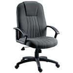 Executive manager office chair with arms and reclining rocker