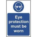 Eye Protection Must Be Worn Sign