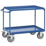 Fetra 400kg 2-tier oil-tight workshop trolley