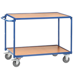 Fetra 2-shelf table top trolley with horizontal handle