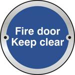 Fire Door Keep Clear Door Disc