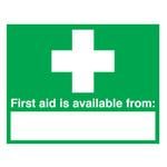 First Aid Is Available From Sign