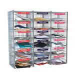 Flexibuild 18 Compartment Mail Sorting Unit in Mesh