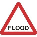 Flood Road Sign