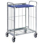 Folding picking trolley