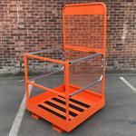 Folding Access Safety Cage for Forklifts 250kg Capacity