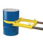 Automatic forklift drum clamp