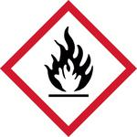 GHS Flammable Pictogram Diamond Label