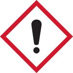 GHS Irritant Pictogram Labels