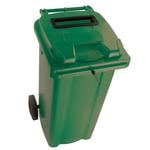 Wheelie Bins with Confidential Waste Paper Slot on Lid with Lock