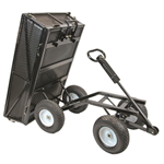 The Handy Mesh Platform Tipping Truck with Plastic Liner 300kg Capacity