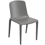 Hatton plastic desk chair - iron grey