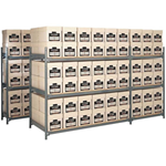 6 Box High Archive Shelving Bays