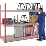 Heavy Duty Just Shelving 1981mm high with 3 shelf levels