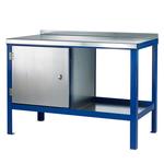 1000kg workbench with galvanised steel top and cupboard